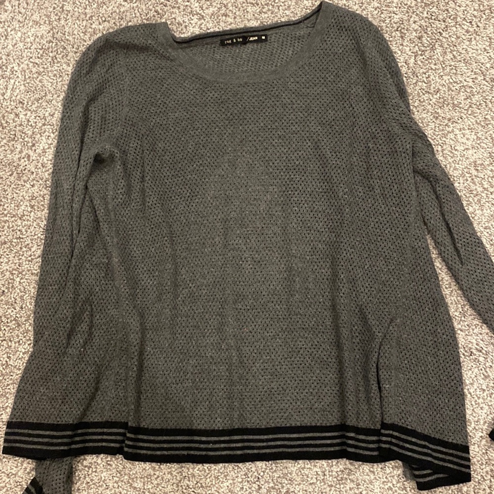 rag and bone grey sweater